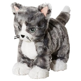 LillePlutt Grey White Cat Plush Toy