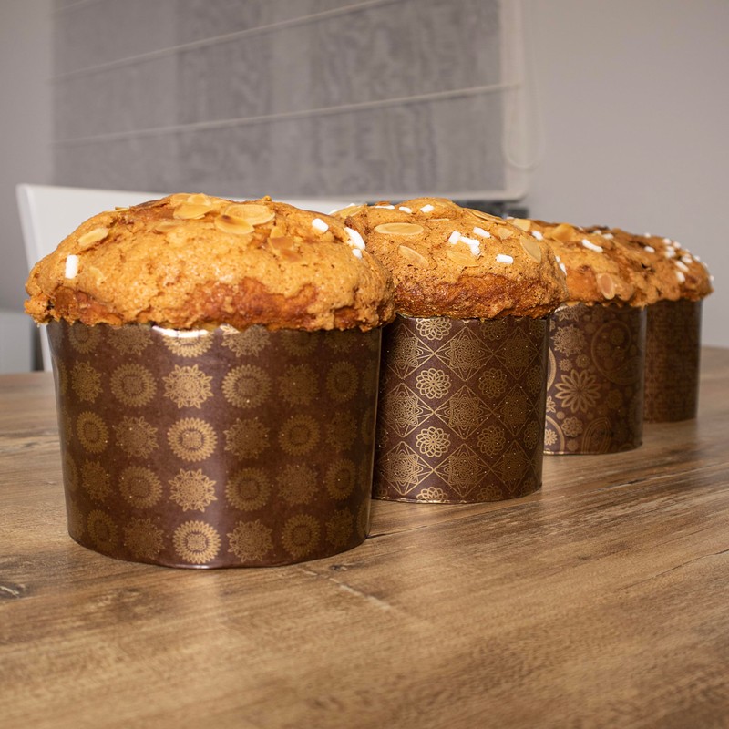 12 oz Round Panettone Paper Mold | 12 Pack |