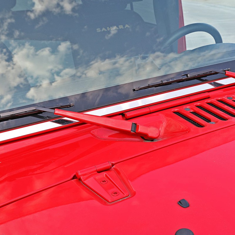 SQQP Front Window Windshield Wiper Arm & Blade Decoration Cover