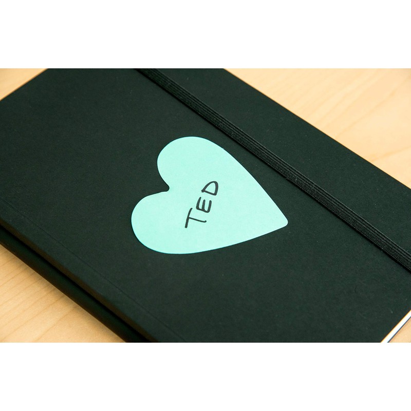 Post-it Notes, Heart Shape, Assorted Colors, 2.6x2.6 in, 2 Pads,