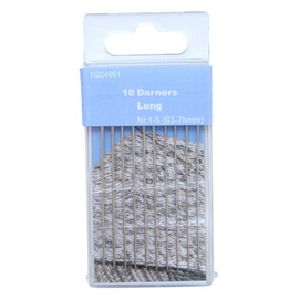 TSL 10 Long Darners, Metal, Silver, 10.5 x 5 x 0.5 cm