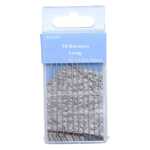 TSL 10 Long Darners, Metal, Silver, 10.5 x 5 x