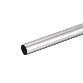 sourcing map Round Tube Replacement 304 Stainless Steel 6 mm Outer Diameter 0.2 mm Inner Diameter 300 mm Length Tube