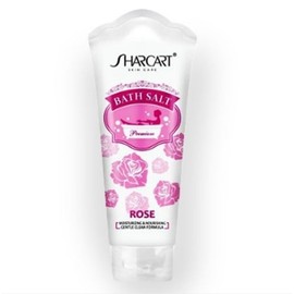 Shakat All-in-One Rose Natural Salt Bath & Shower Soak 320g - Scalp Cleansing, Skin Soothing, Moisturizing Mildly Acidic Rose