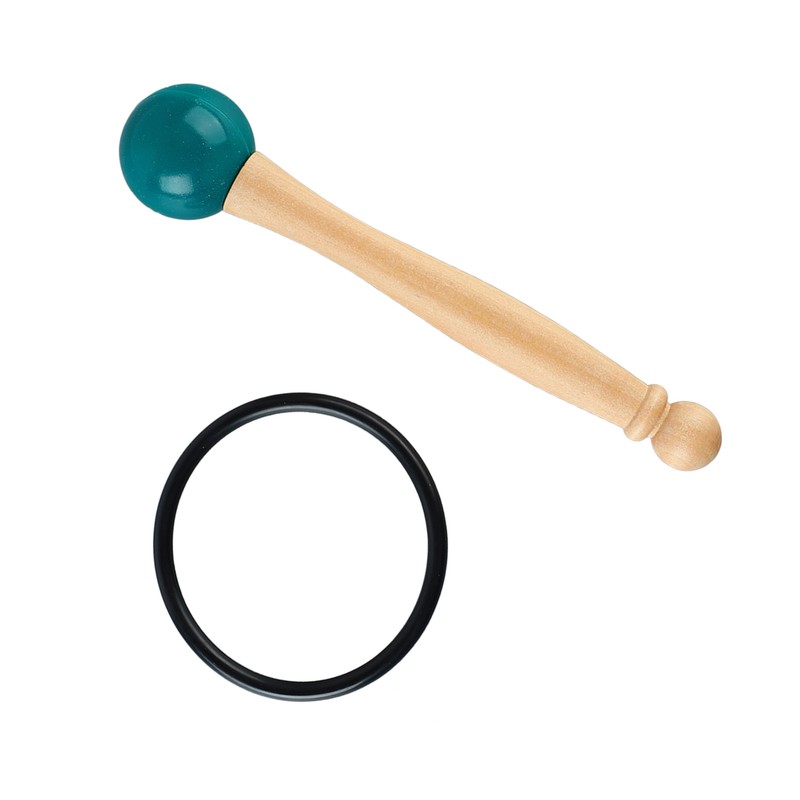 Singing Bowl Mallet Wood Handle Rubber Head Clear Beautiful Sound