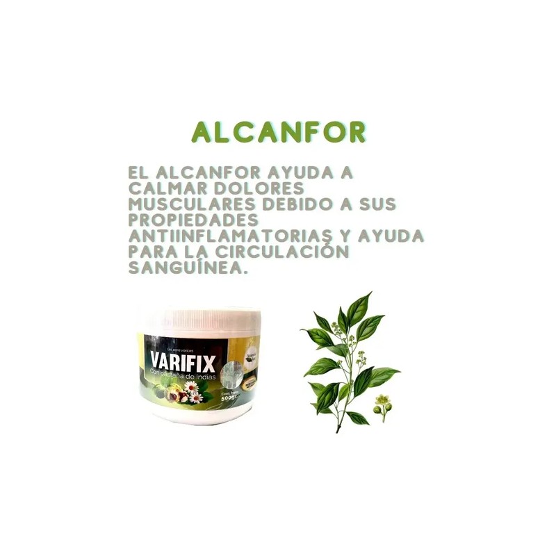 Gel Para Varices Con Romero, Árnica, Castaña De Indias.