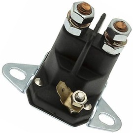 Solenoide de arranque para tractor, cortacésped, 12 V, 3 terminales, pieza de repuesto compatible con Ariens para pargo para Murray para equipos de jardín Bolens Turn