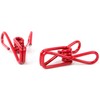 TRIXES 20 Pack Rainbow Coloured Metal Clothes Pegs