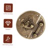 Operitacx Necklace Box Lock Bronze Box Buckle Furniture Accessory Strong