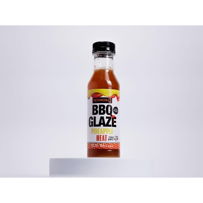 Kosmos Q Pineapple Heat BBQ Glaze, Sweet and Spicy Glaze