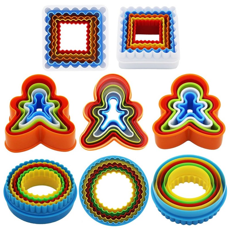 SOOKOO 32 PCS Cookie Cutter Set, Biscuit Cutter Set, Multi-size