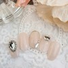 [Sl&Sl Nail Tips] Wedding Veil Nails - Almond / [슬앤슬네일팁]