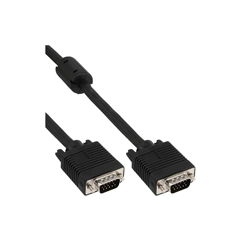 S-VGA Cable 15-Pin HD Male / Male Black 2 m,