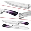 Kitchen Knife Set, 9Pcs Knife Set with Acrylic Block, Ergonomical
