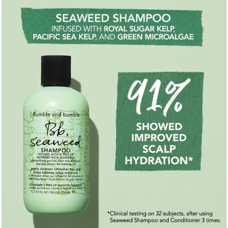 🌿🧴 Bumble and Bumble Seaweed Shampoo 250ml – Daily Gentle