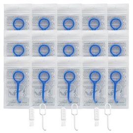 15 Pcs Clear Aligner Removal Tool Kit - Portable Retainer Remover Hook for Invisible Braces, Aligners & Retainers - Easy Pull Tool Kit(Bule)