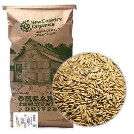 New Country Organics | Organic Oats | Certified Organic and Non-GMO | Feed Grade | 40 lbs
