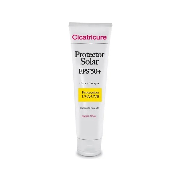 Cicatricure Protector Solar FPS 50+ para Cara y Cuerpo, 125