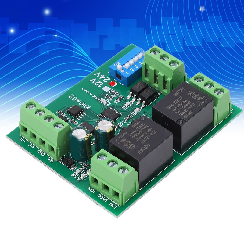 Relay Module 2 Channel RS485 Control Board Switch Controller DC