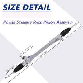MOSTPLUS Complete Power Steering Rack Pinion Assembly 455100R010 Compatible with 2005 2006 2007 2008 2009 2010 2011 2012 2013 20114 2015 Toyota Rav-4 Aca3*