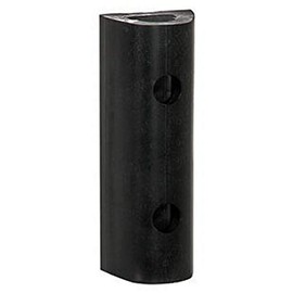 Buyers Products Extruded Rubber D-Shaped Bumper with 2 Holes - 2-1/8 x 1-7/8 x 10 Inch Long, D210