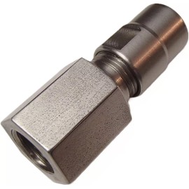 DRILAX FLAPPER ADAPTER STAINLESS STEEL 5/8 UNC Thread with 1/4"  Collet Made in USA
