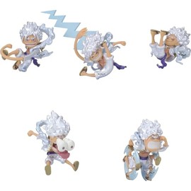 Banpresto Monkey D. Luffy Gear5 One Piece Action Figure - World Collectable Special Metallic Color Ver. 7 cm - BP89861P Multicolor - Collectible Figure - Great for Anime Fans