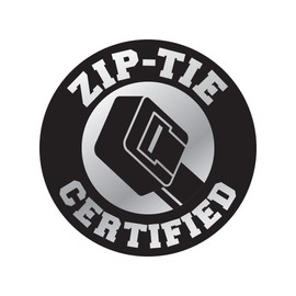 Zip Tie Certified - Color Sticker - Decal - Diecut - Welding Construction - 1.25x1.25