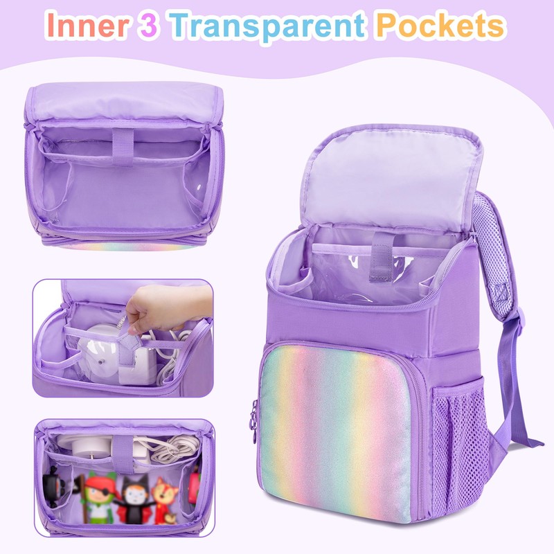 LoDrid Backpack Compatible with Tonie, Portable Bag for Audio Player