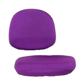 Sharplace Universal Stretch Office Computer Chair Covers, Swivel Desk Chair Seat Covers, Covers Only, Purple