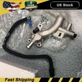 Gearzaar Engine Coolant Water Outlet w/ Hose for 2012-2020 Chevy Trax Sonic 11-16 Cruze