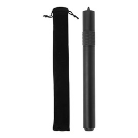 Pool Cue Extension Aluminum Billiards Cue Extension Pool Cue Extension Handle with Storage Bag Black