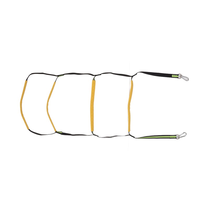 Boat Rope Ladder 4 Steps Foldable Portable Rope Boarding Ladder