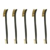 5-Piece Brass Wire Brush Set, Small Brass Wire Brushes, Mini