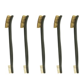 5-Piece Brass Wire Brush Set, Small Brass Wire Brushes, Mini Wire Brushes for Cleaning, Rust Removal