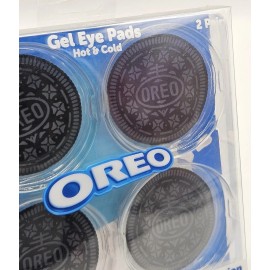 Taste Beauty Brand New Oreo's Cookie Themed Pack Of 2 Pairs Reusable Gel Eyepads Hot & Cold