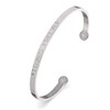 Kistanio Ladies Bangle with Engraved Message - Friends Forever -