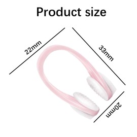 Lonwiner 5 Stück Schwimmen Nase Clip, Nasenklammer Schwimmen Nasenklammer Nasenbluten Stopper Schwimmzubehör Kinder, 5 Farben