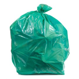 Plasticplace 64-65 Gallon Trash Can Liners for Toter │ 1.5 Mil │ Green Heavy Duty Garbage Bags │ 50” x 60” (50 Count) (W65LDGTL)