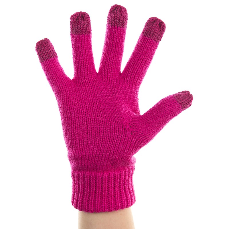 Trendz Medium Sized Touch Screen Cable Knit Gloves for Smartphones,