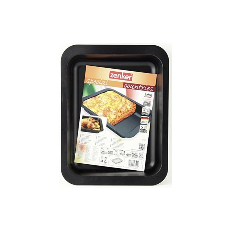 Zenker 6410 Lasagne Dish 33 x 25 cm Black