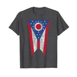 State Flags USA Souvenir Vintage Ohio Pennant T-Shirt