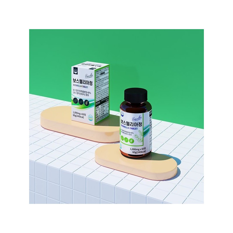 Welliz 웰리즈 보스웰리아정 1000mg x 60정 3개 6개월분 Welliz Boswellia