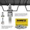 Sammys X-Press 8150922-25 Vertical Rod Anchor Super Screw with 3/8