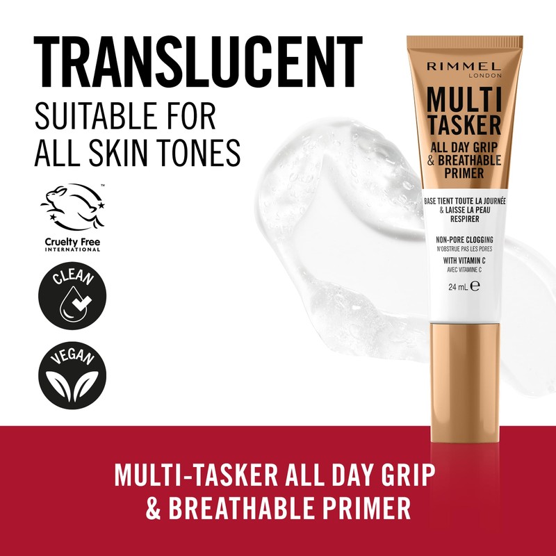 Rimmel Multitasker All Day Grip & Breathable Primer, 24 ml