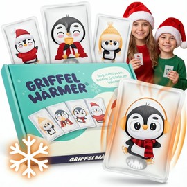 Hand warmers for children, set of 4, pocket warmers for kinking, reusable