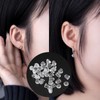 WEIKILLY Comfortable & Secure Clear Plastic Earring Backs，200pcs Premuim Earring
