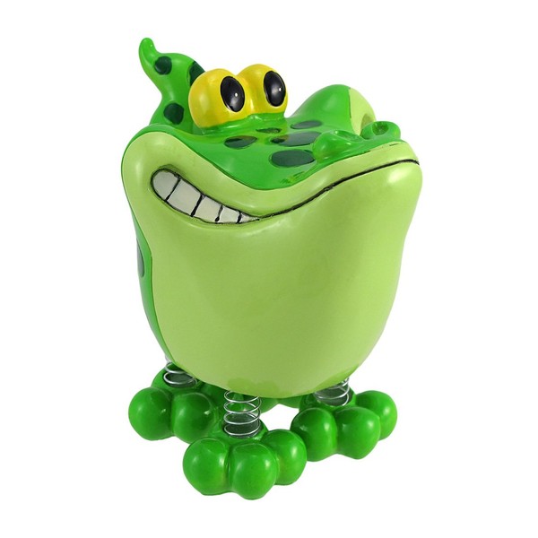 Zeckos Wacky Gator Coin Bank with Spring Legs