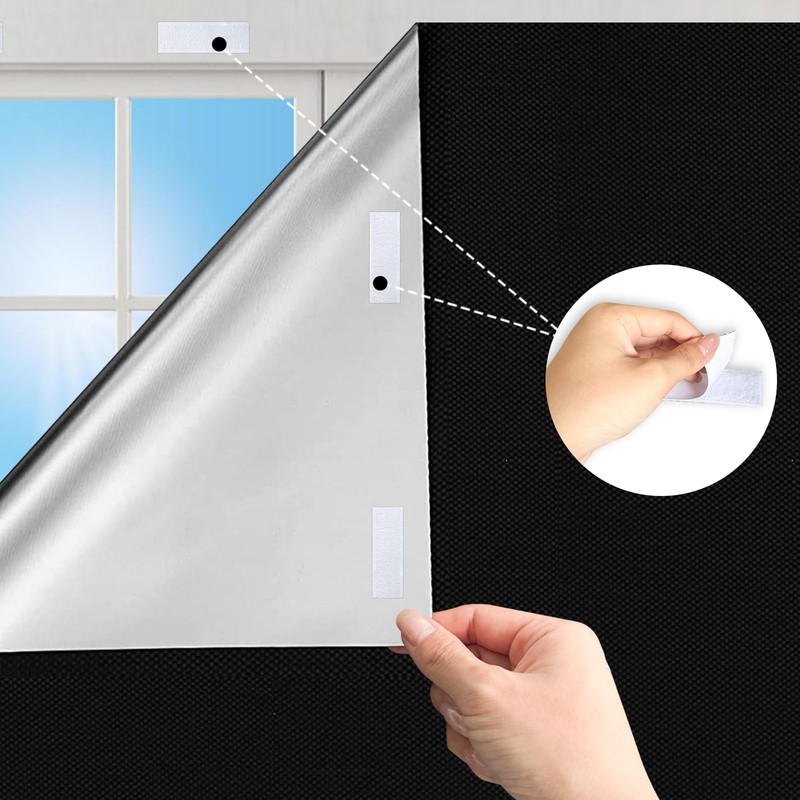 2m x 1.5m Window Blackout, Roof Window Blackout Interior, Without