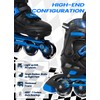 MammyGol Inline Skates for Boys and Girls Youth, 4 Size